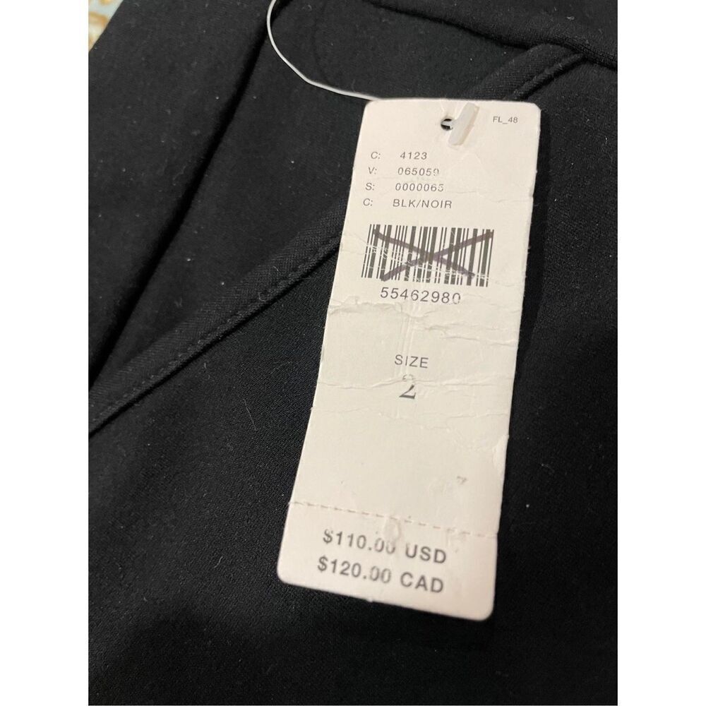 NWT Anthropologie The Essential Slim Tulip-Hem Pants Size 2 - Picture 9 of 10